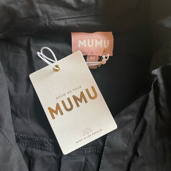 Show Me Your Mumu Allure Shirt Dress in Black size M - Picture 3 of 12